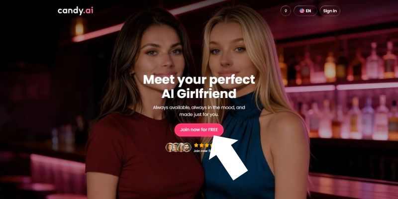 Korak 1 Pritisnite Pridružite se sada BESPLATNO