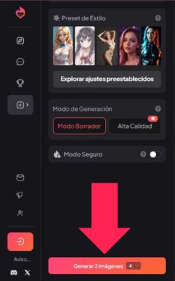 Korak 3 Generiranje slike